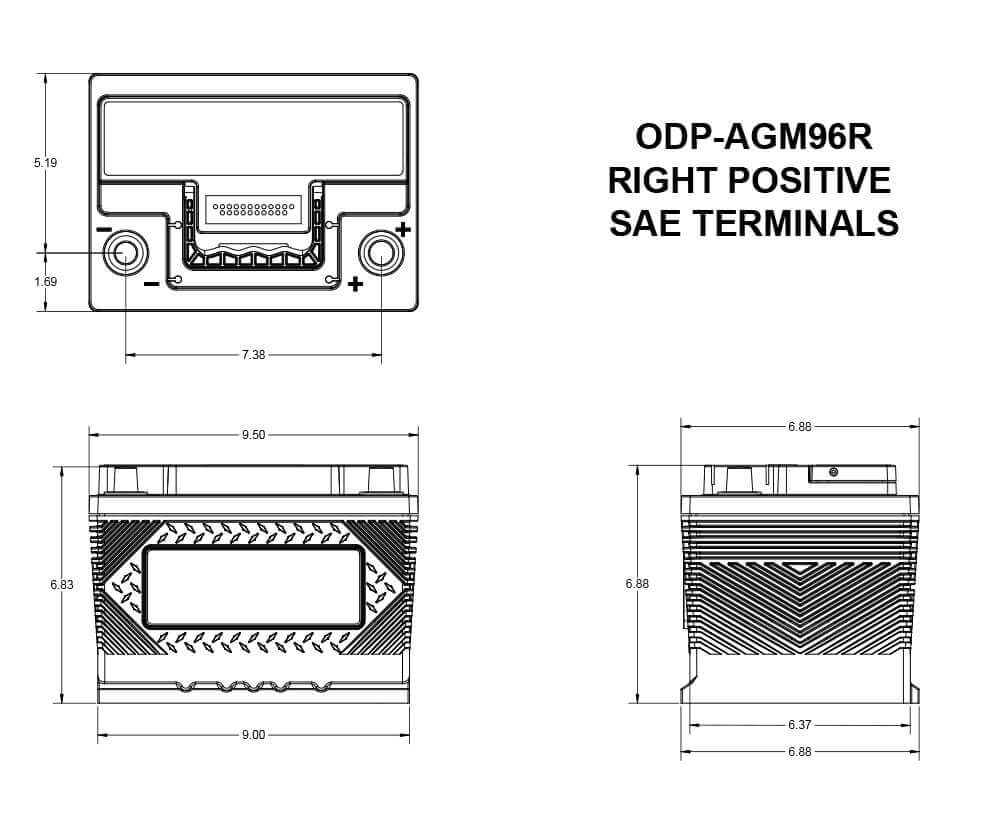 Odyssey Performance Series (Best Car Batteries)