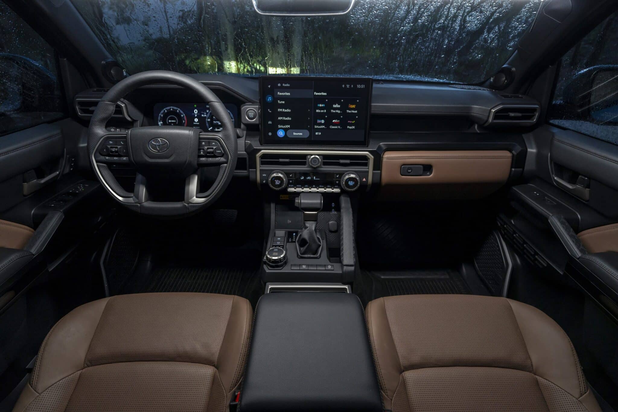 2025 Toyota 4Runner Limited interior layout.