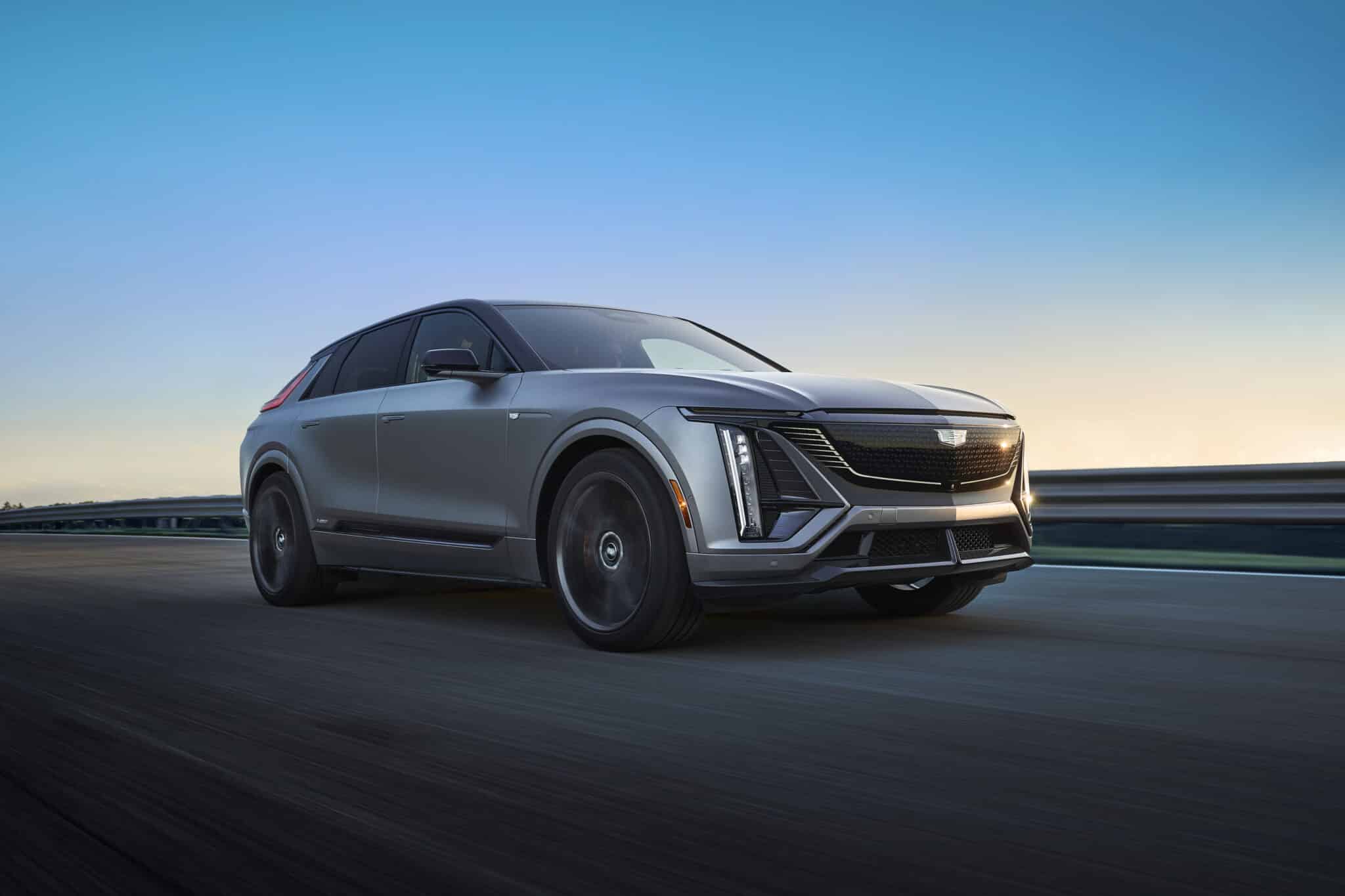 2026 Cadillac Lyriq-V in Magnus Metal Frost.
