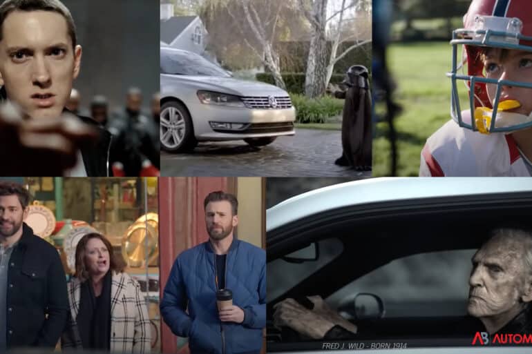 Super Bowl Car Commercials Banner