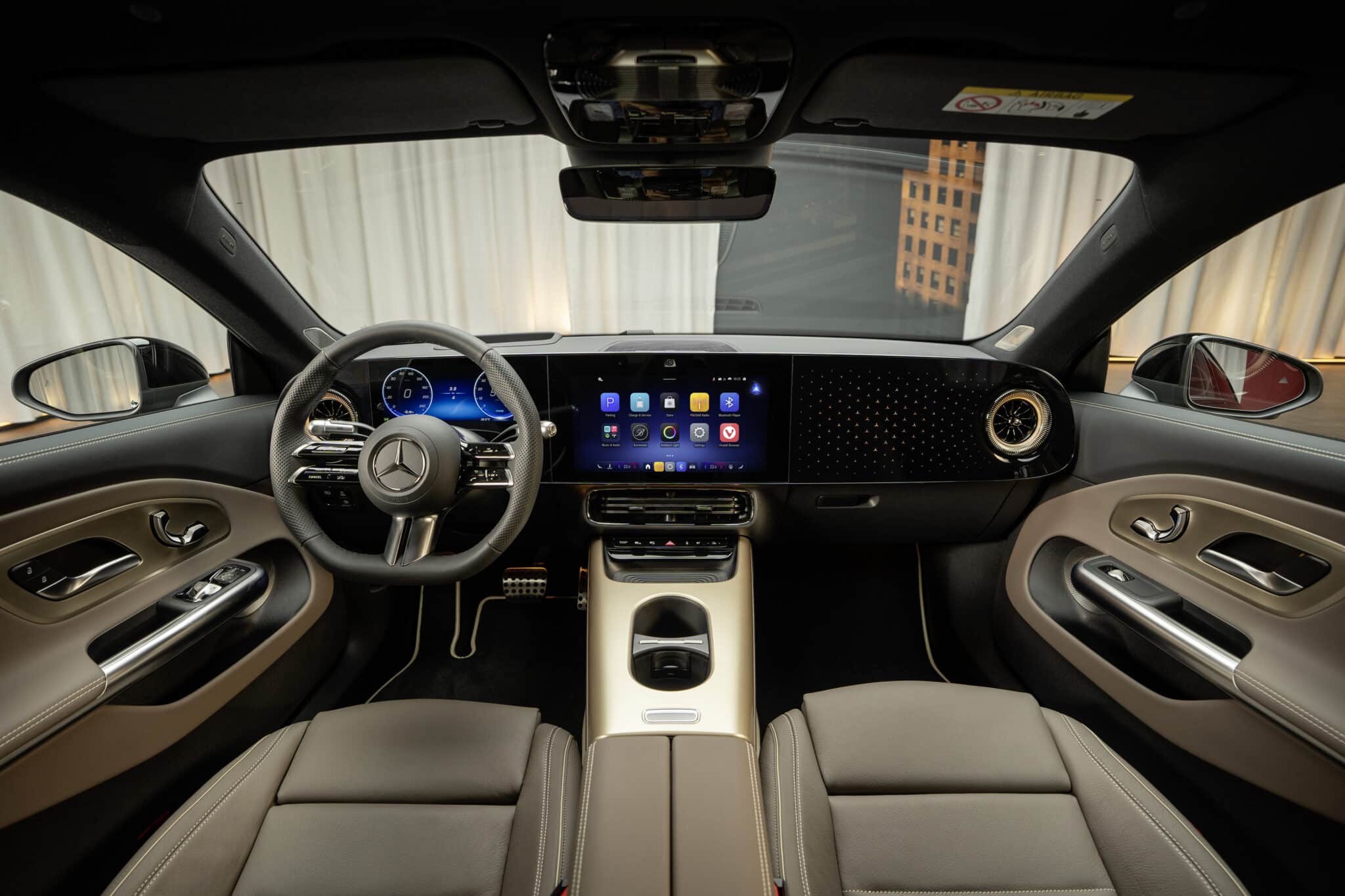 2026 Mercedes-Benz CLA interior layout.